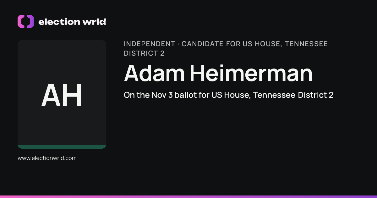 Profile card for Adam Heimerman