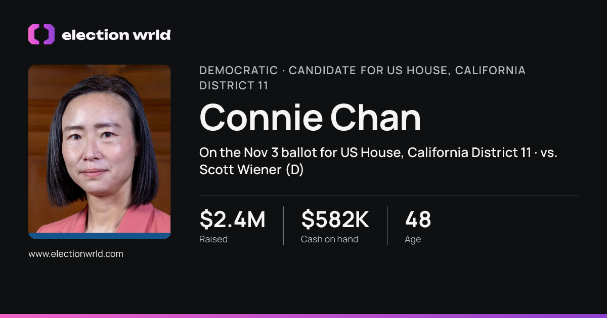 Profile card for Connie Chan