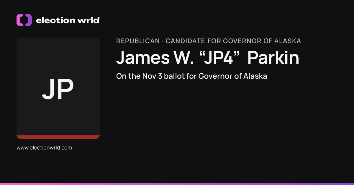 Profile card for James W. “JP4” Parkin