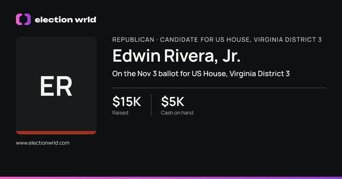 Profile card for Edwin Rivera, Jr.