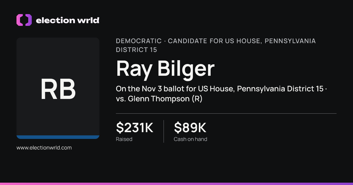 Profile card for Ray Bilger
