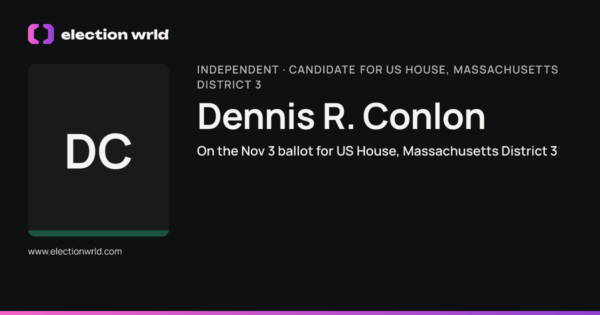 Profile card for Dennis R. Conlon
