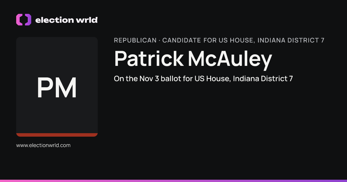 Profile card for Patrick McAuley