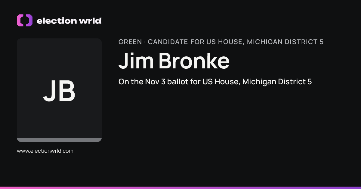 Profile card for Jim Bronke
