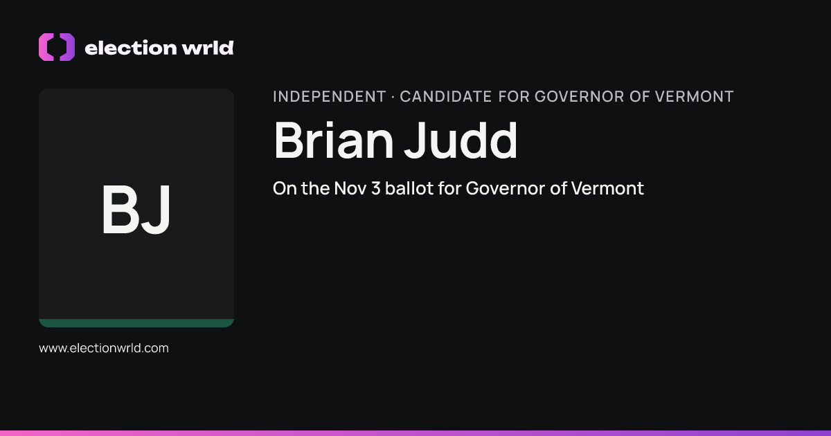 Profile card for Brian Judd