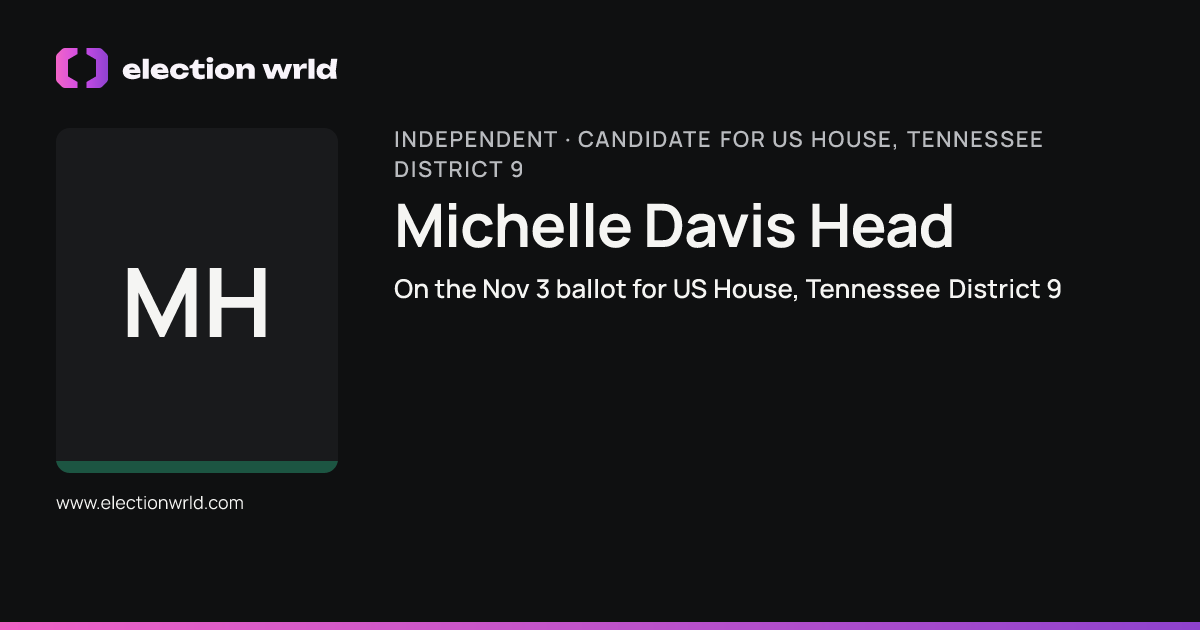 Profile card for Michelle Davis Head