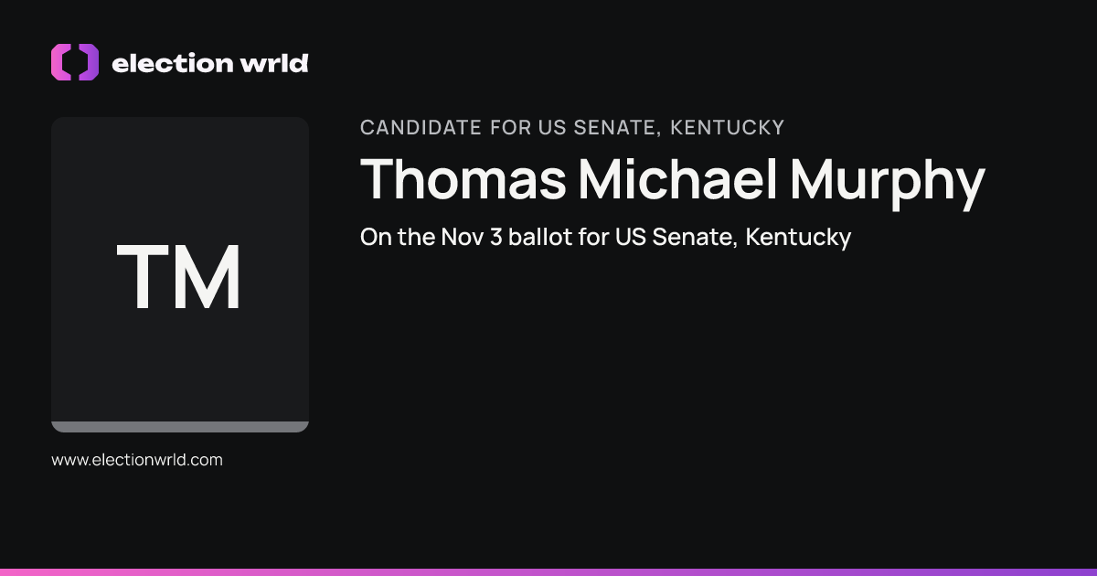 Profile card for Thomas Michael Murphy