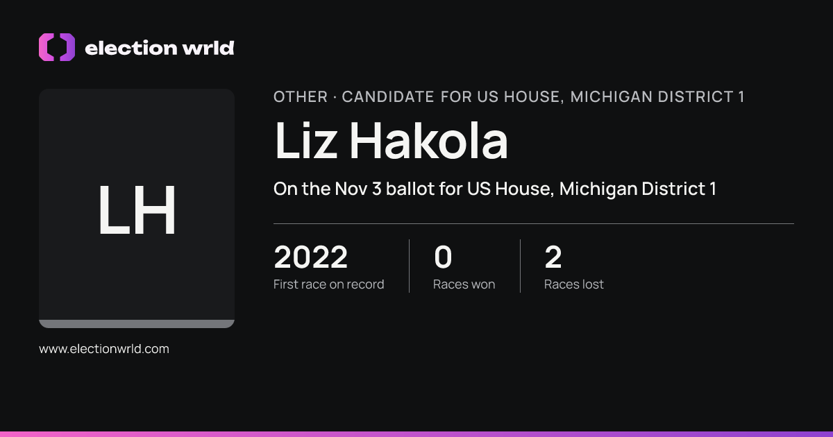 Profile card for Liz Hakola
