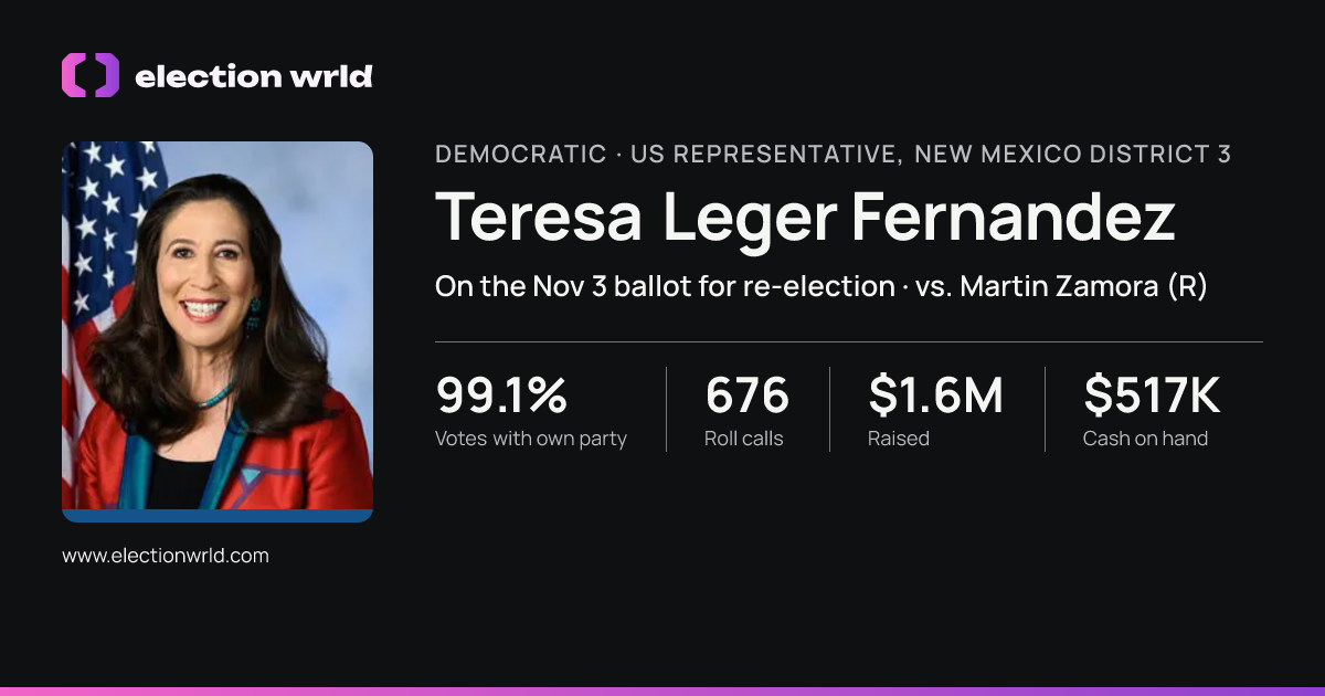 Profile card for Teresa Leger Fernandez