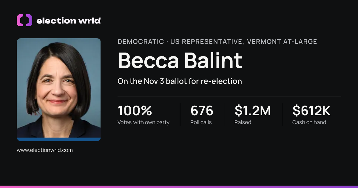 Profile card for Becca Balint