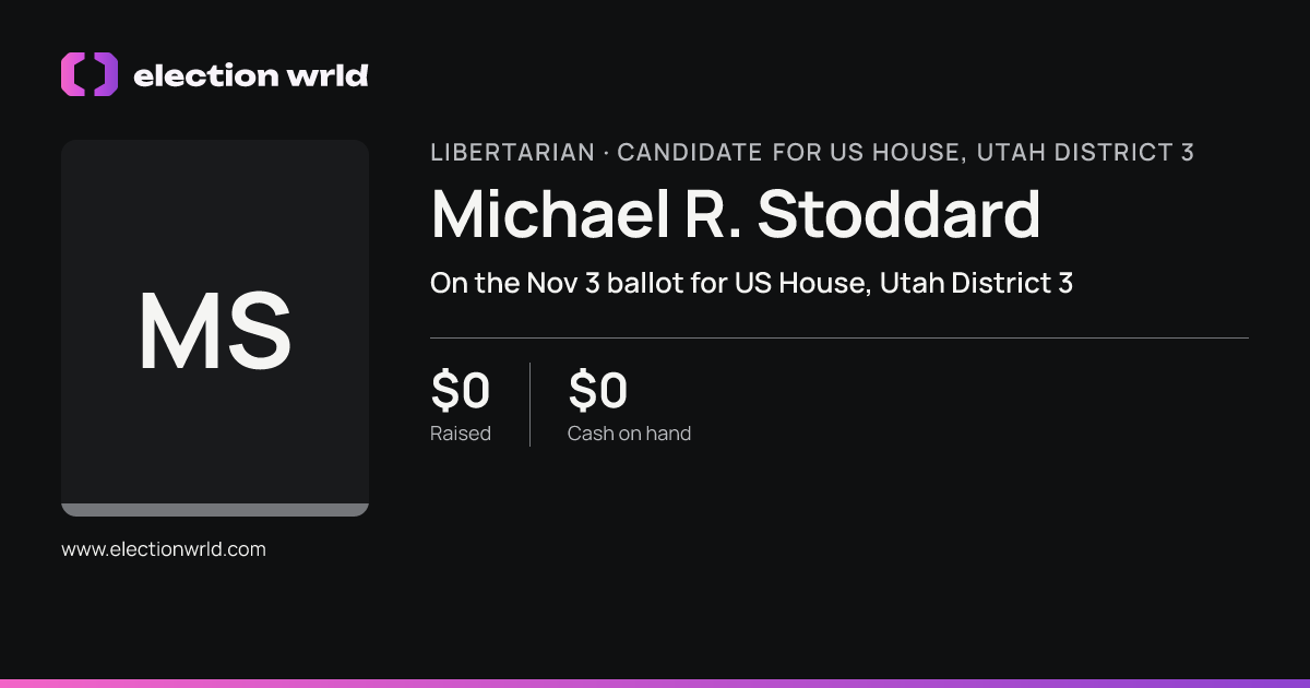 Profile card for Michael R. Stoddard