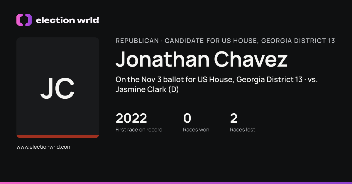 Profile card for Jonathan Chavez