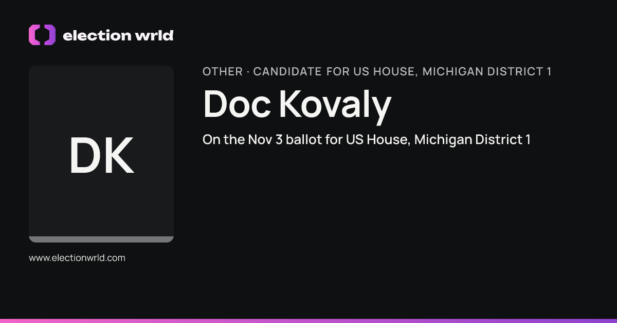 Profile card for Doc Kovaly