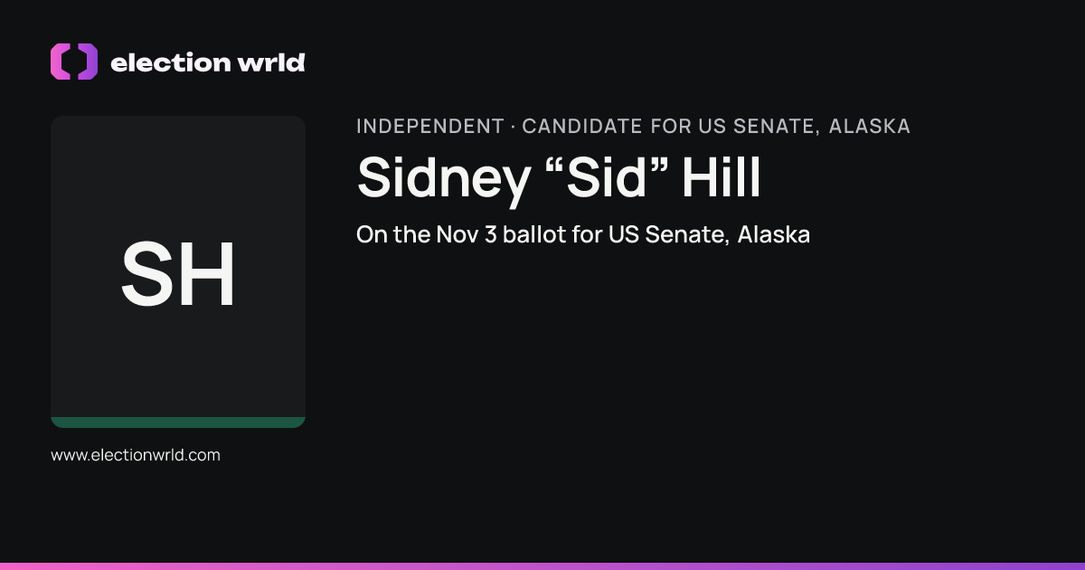 Profile card for Sidney “Sid” Hill