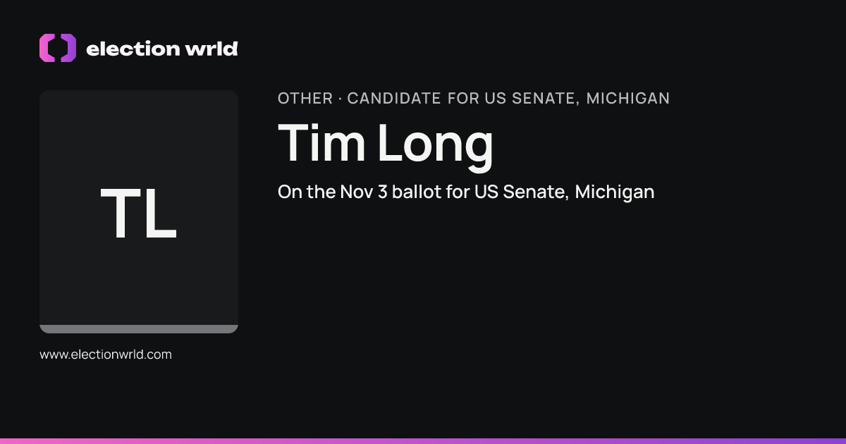 Profile card for Tim Long
