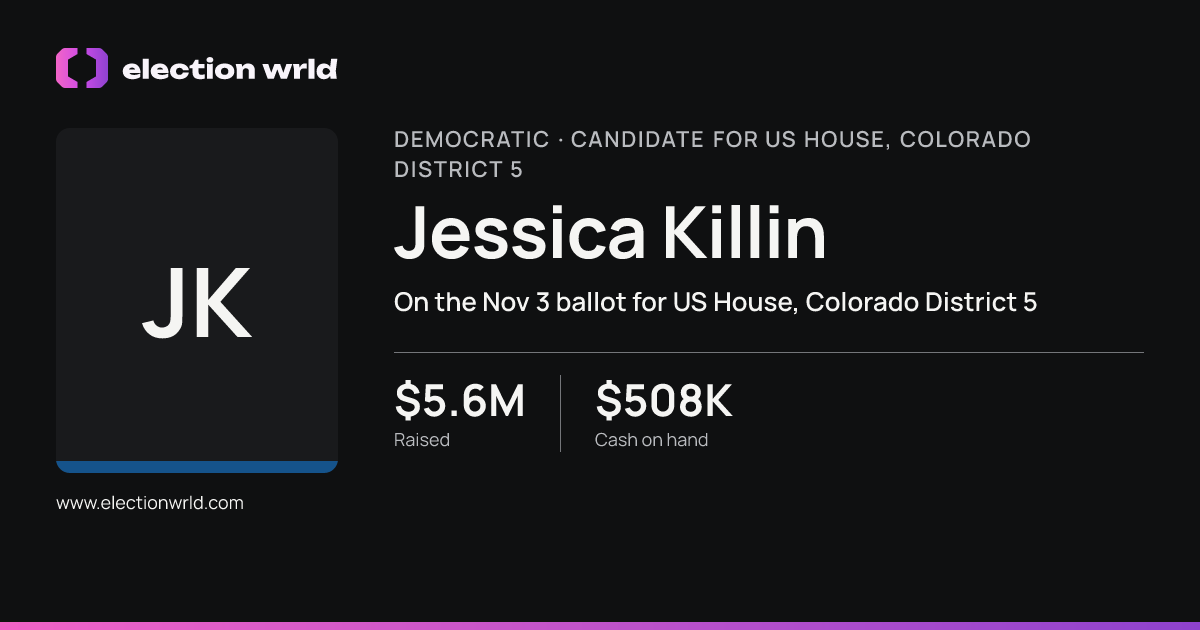 Profile card for Jessica Killin