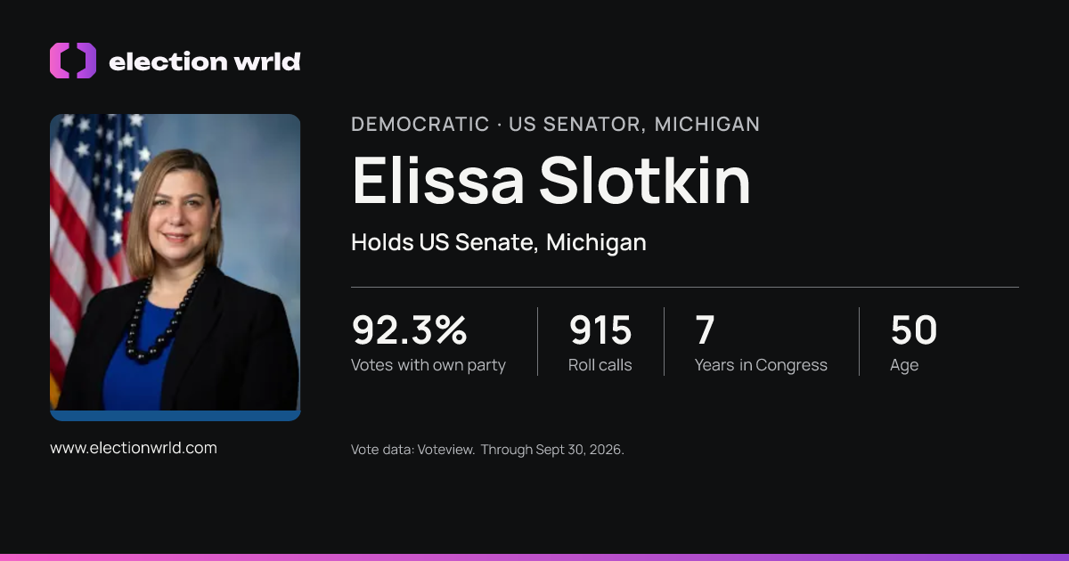 Profile card for Elissa Slotkin