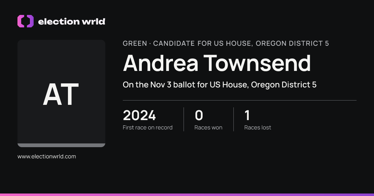 Profile card for Andrea Townsend