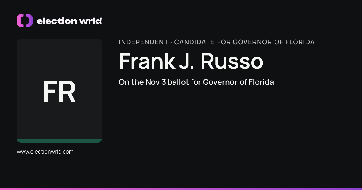Profile card for Frank J. Russo