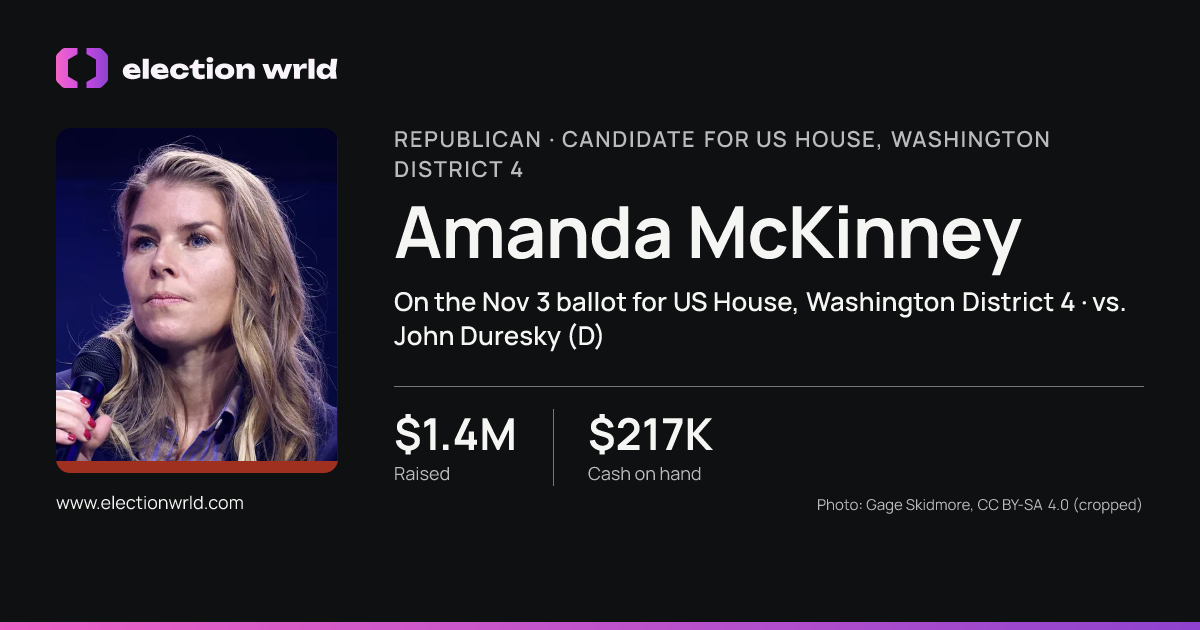 Profile card for Amanda McKinney