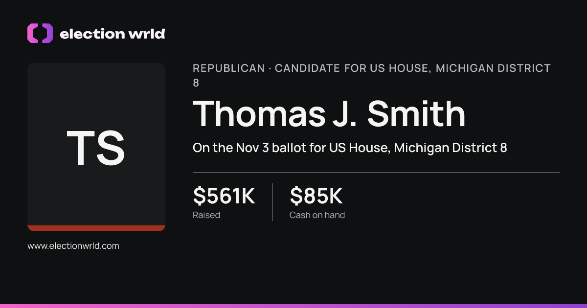Profile card for Thomas J. Smith