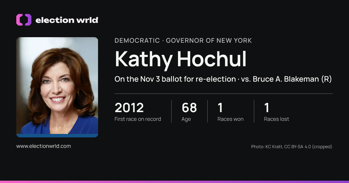 Profile card for Kathy Hochul