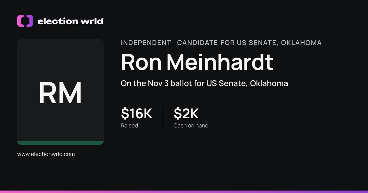 Profile card for Ron Meinhardt