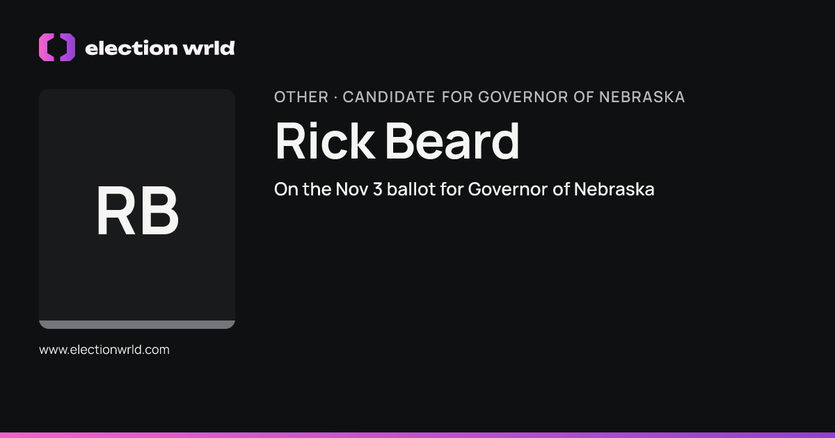 Profile card for Rick Beard