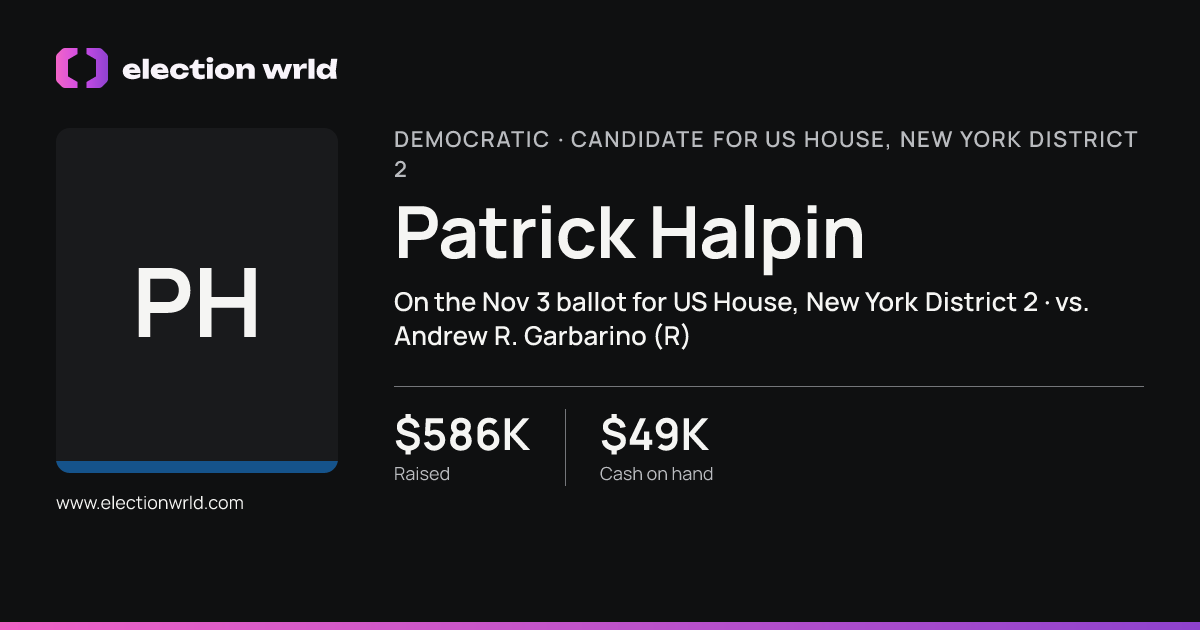 Profile card for Patrick Halpin