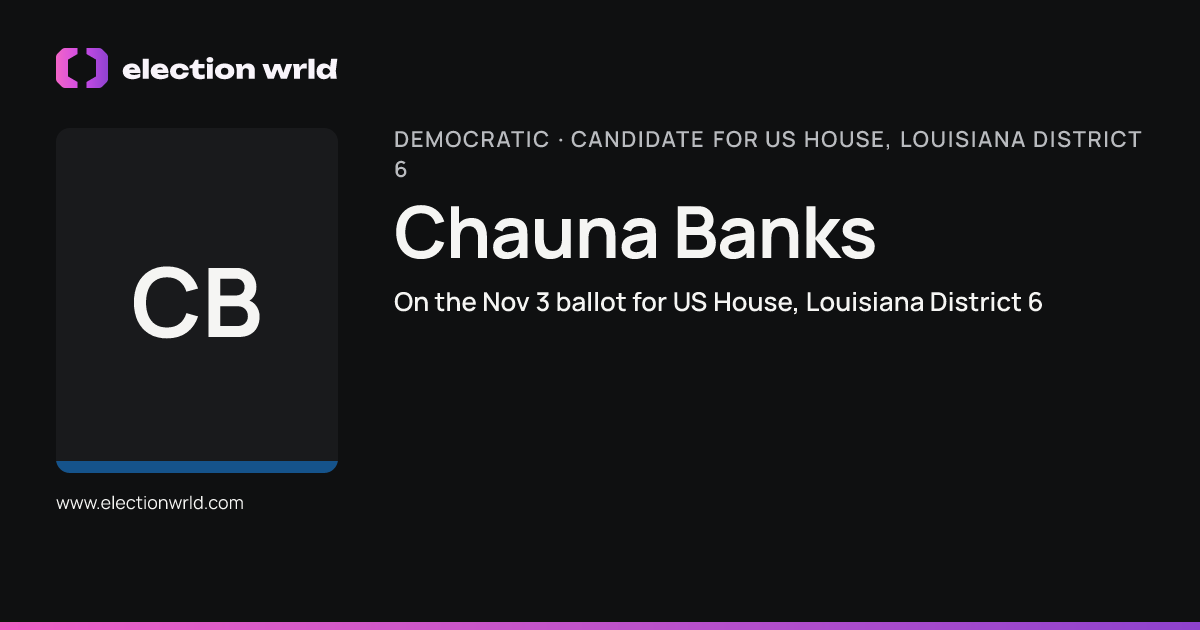 Profile card for Chauna Banks