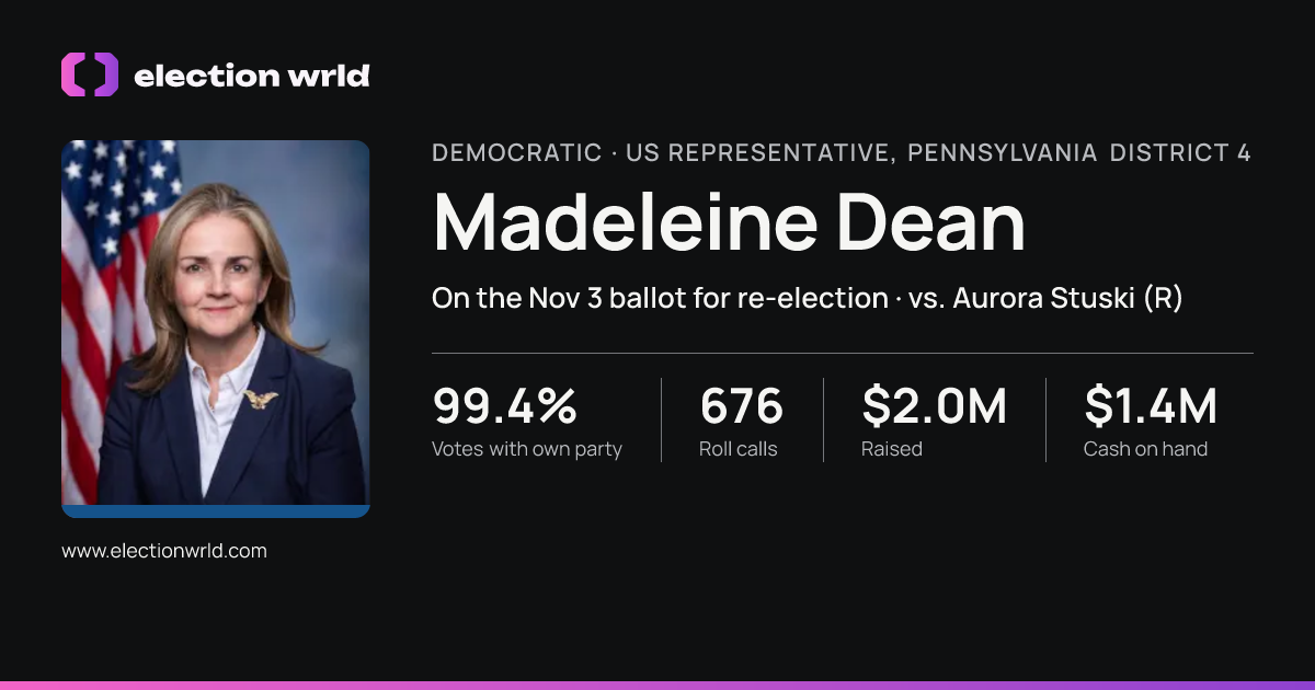 Profile card for Madeleine Dean