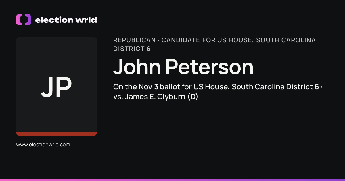 Profile card for John Peterson