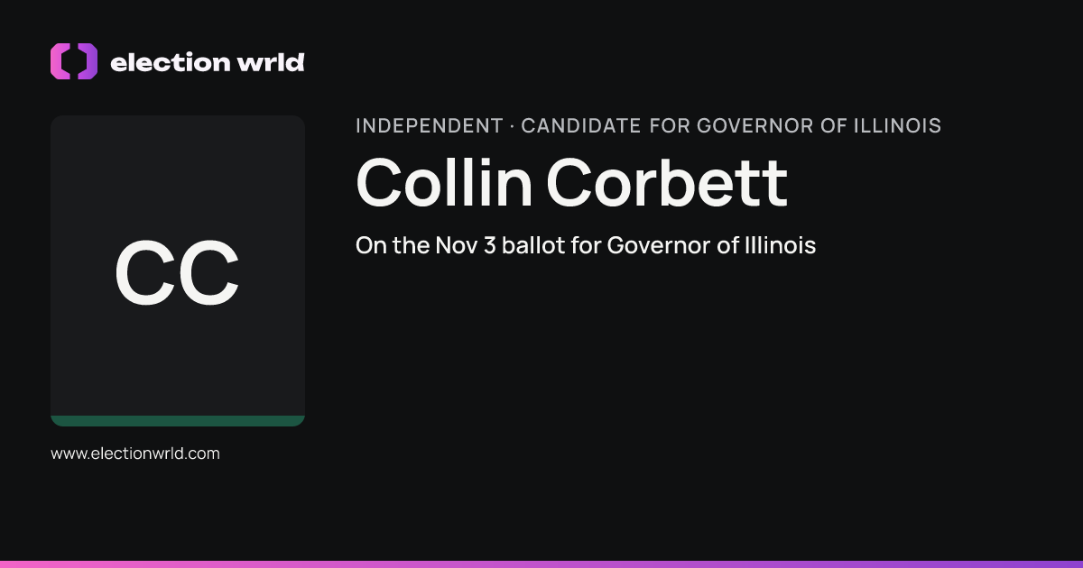 Profile card for Collin Corbett
