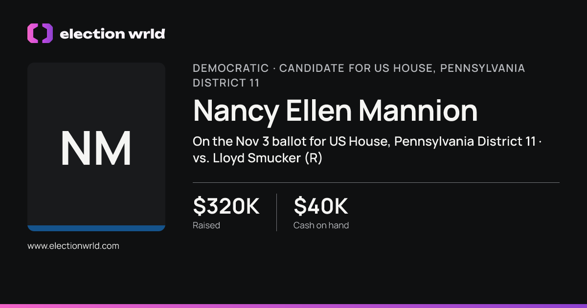 Profile card for Nancy Ellen Mannion