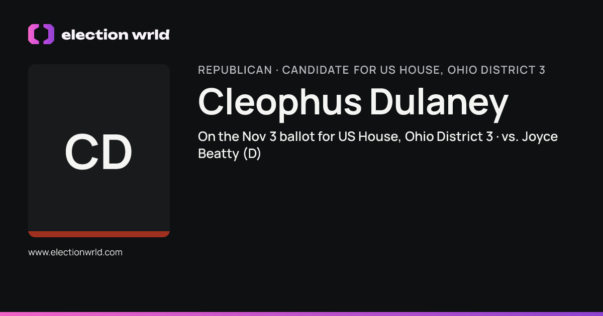 Profile card for Cleophus Dulaney