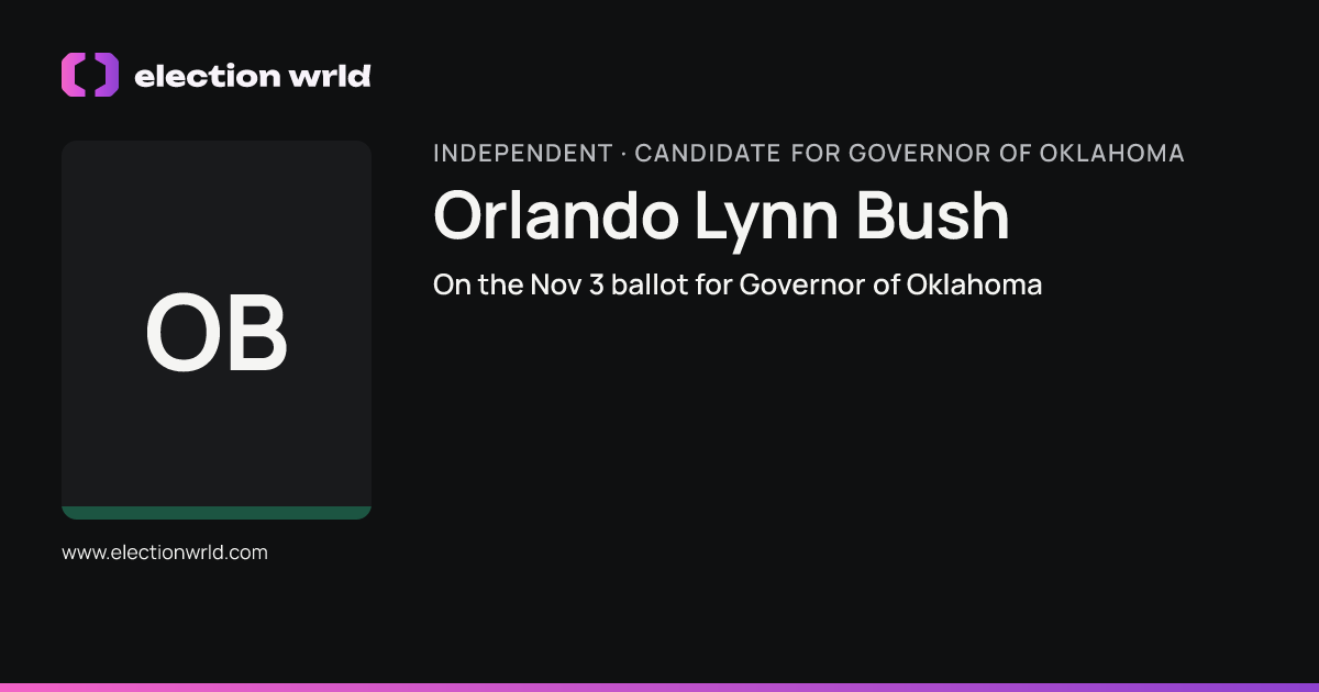 Profile card for Orlando Lynn Bush