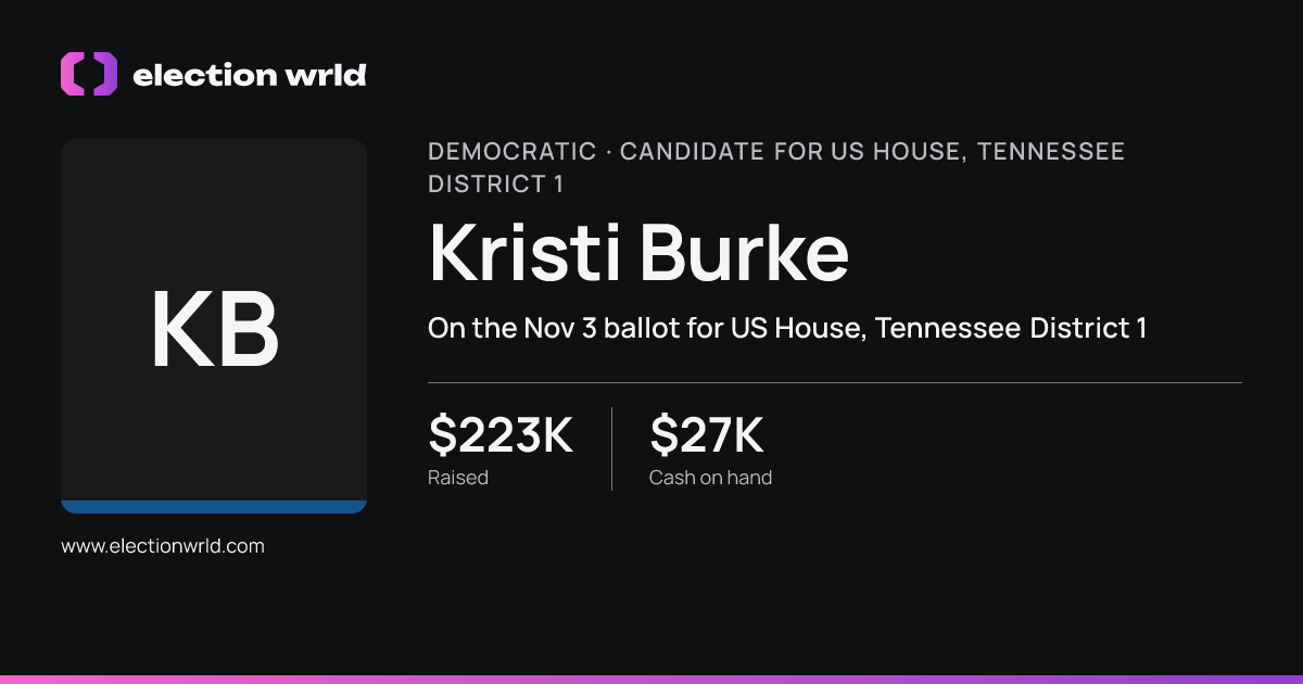 Profile card for Kristi Burke