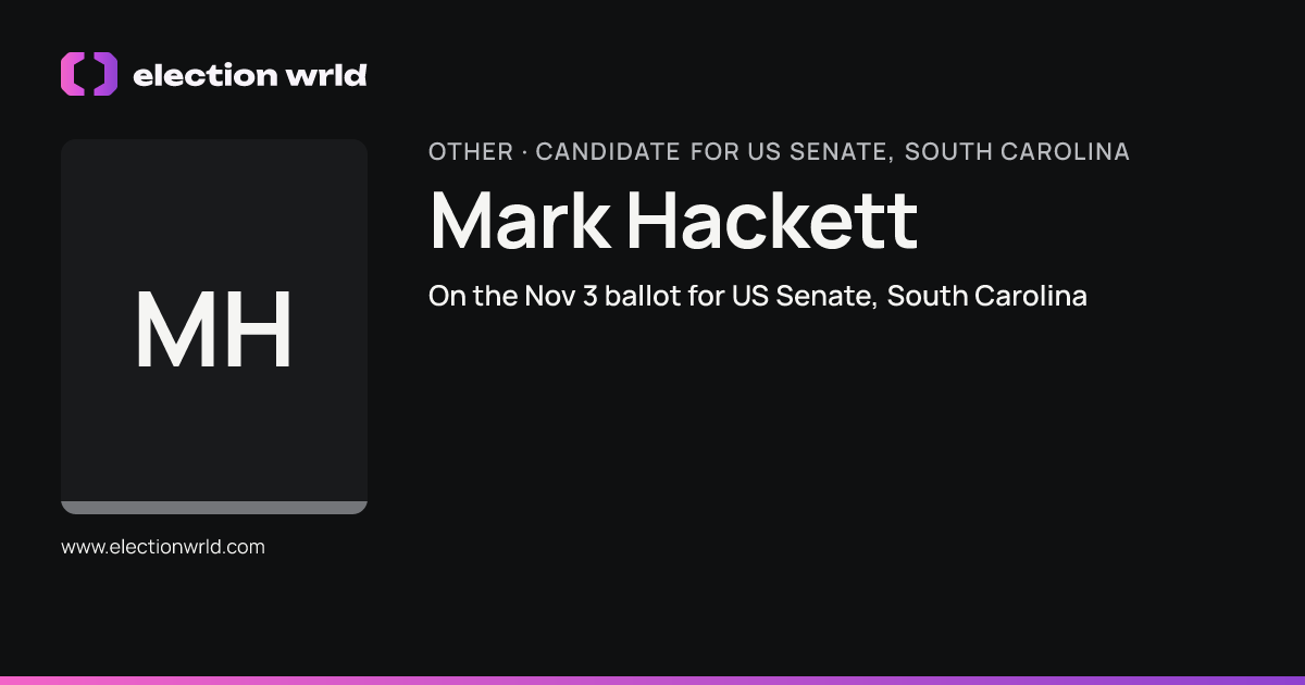Profile card for Mark Hackett