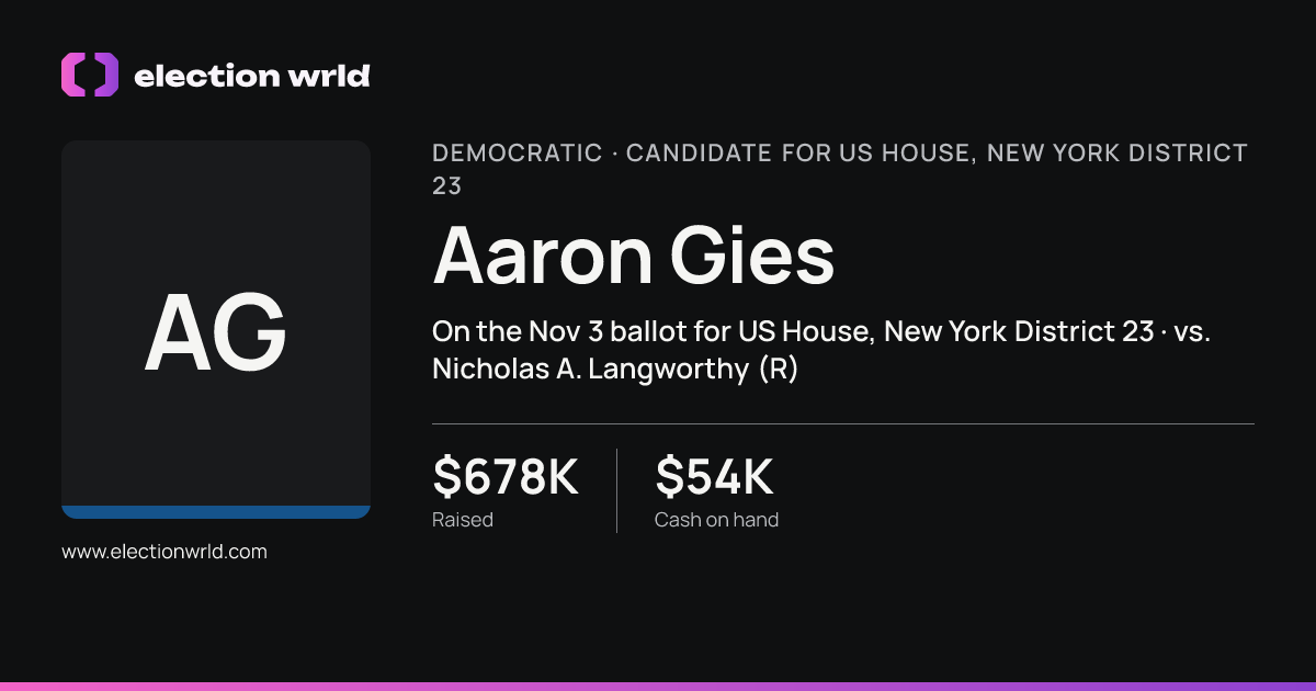 Profile card for Aaron Gies
