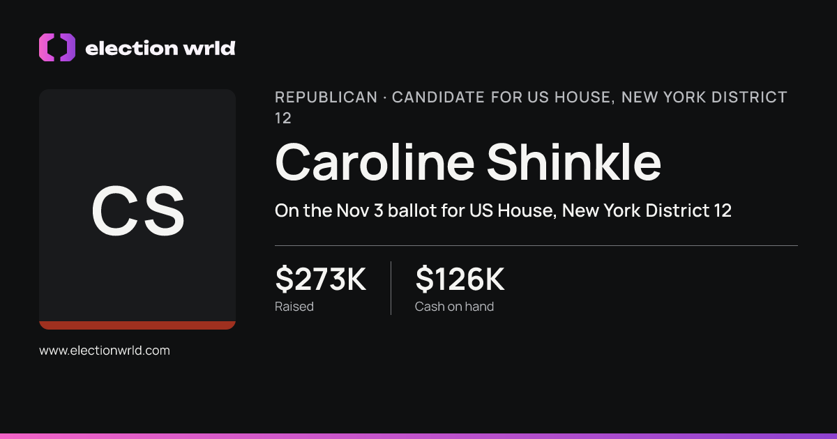 Profile card for Caroline Shinkle