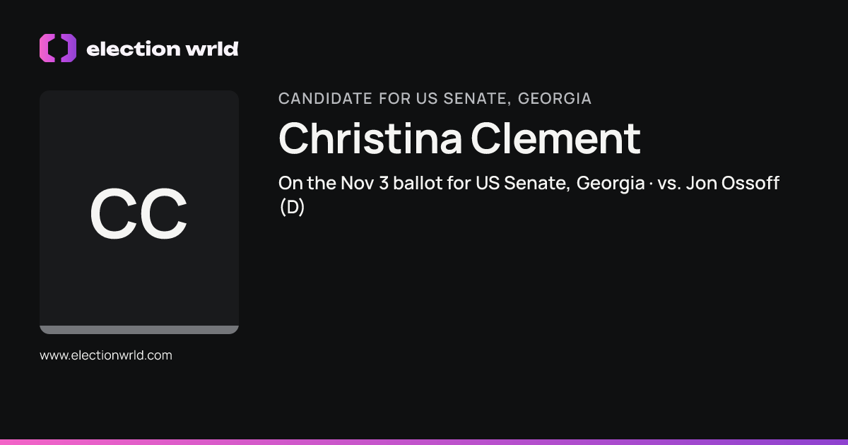 Profile card for Christina Clement