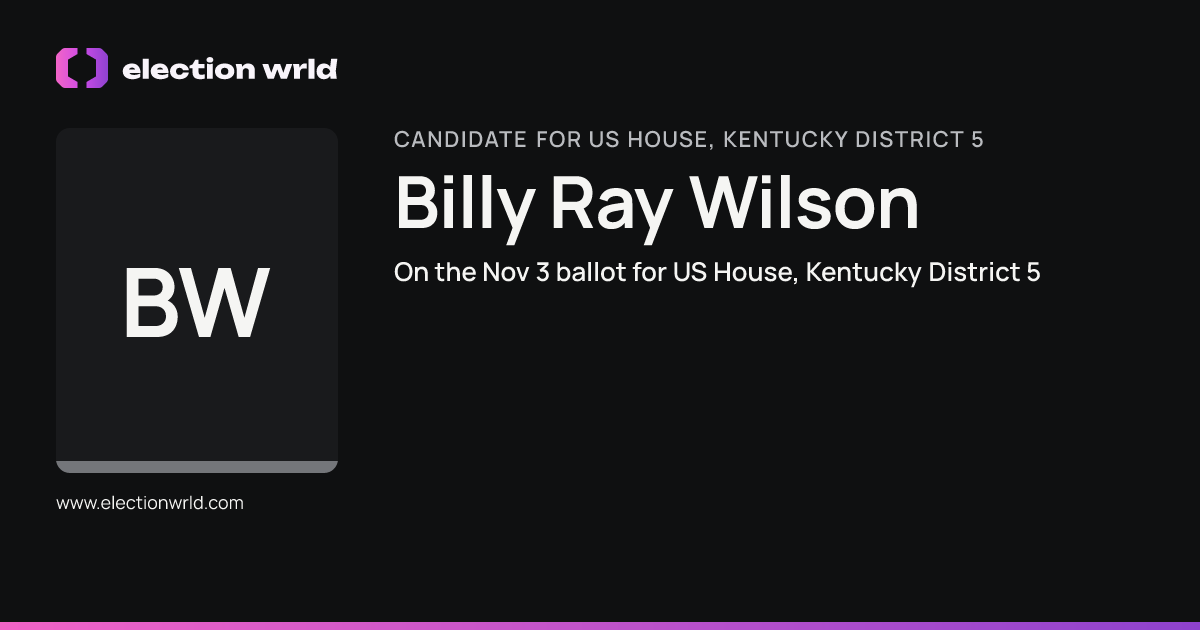 Profile card for Billy Ray Wilson