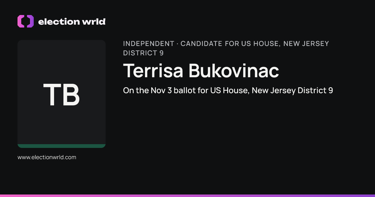 Profile card for Terrisa Bukovinac