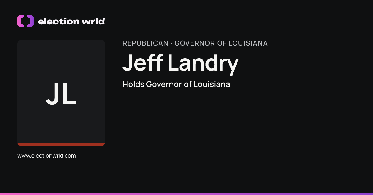 Profile card for Jeff Landry