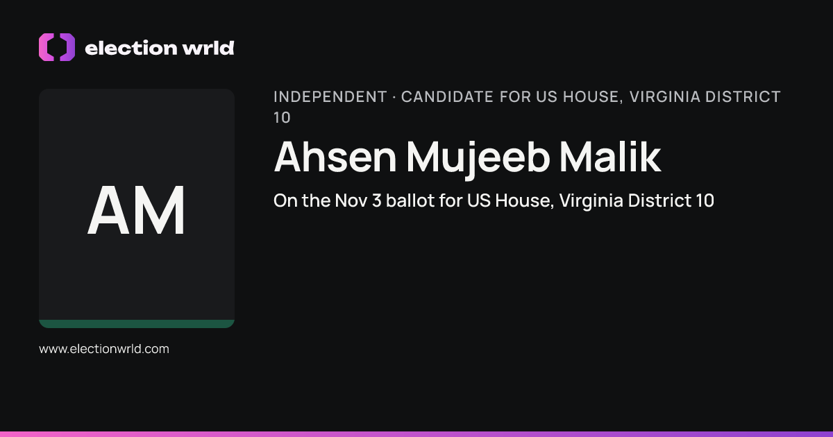 Profile card for Ahsen Mujeeb Malik
