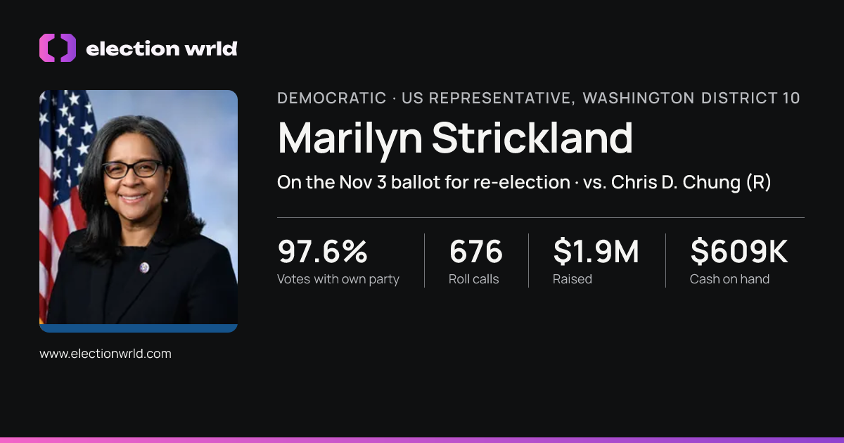 Profile card for Marilyn Strickland