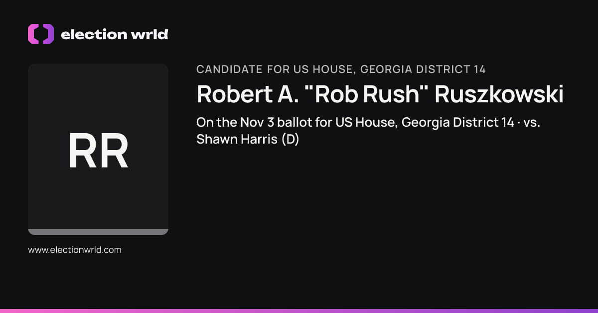 Profile card for Robert A. "Rob Rush" Ruszkowski