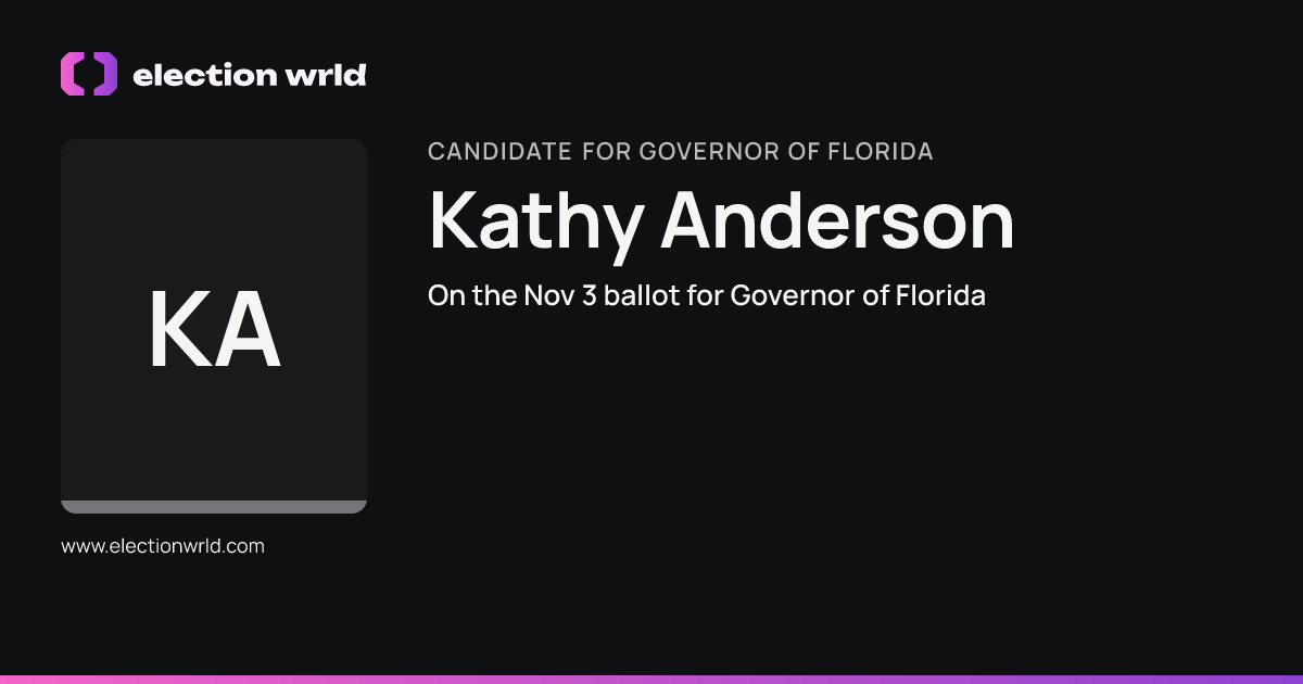 Profile card for Kathy Anderson