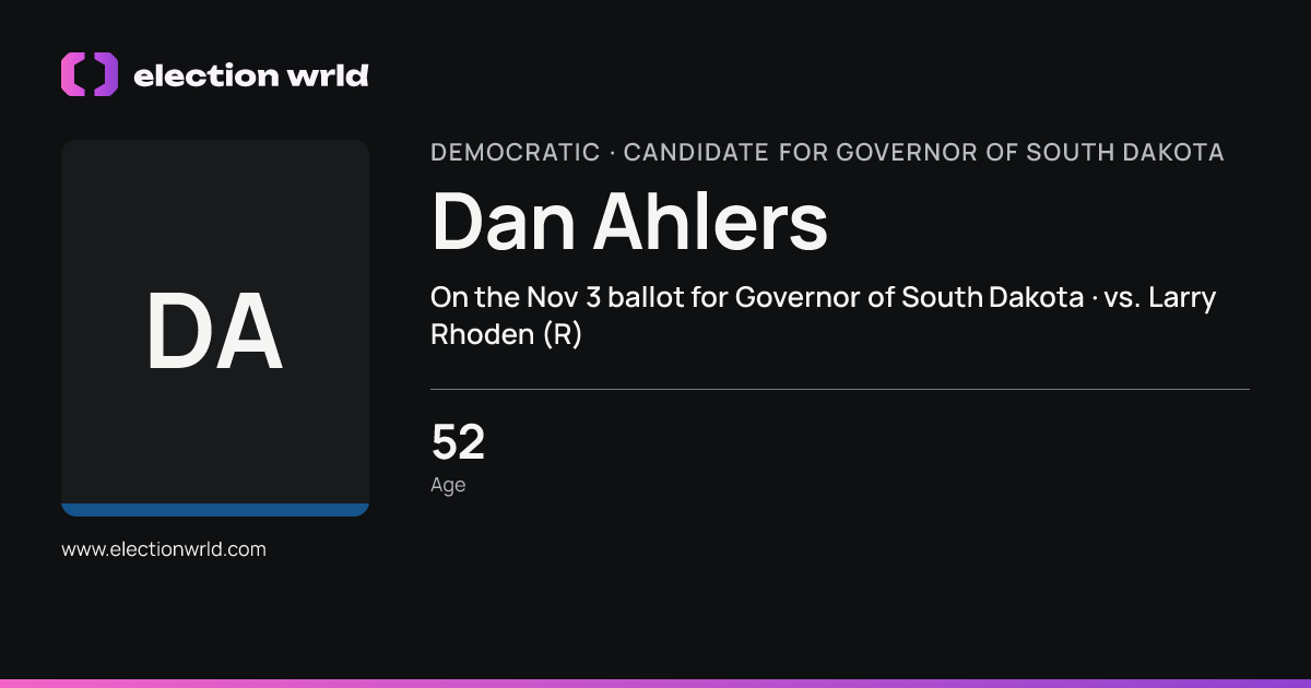 Profile card for Dan Ahlers