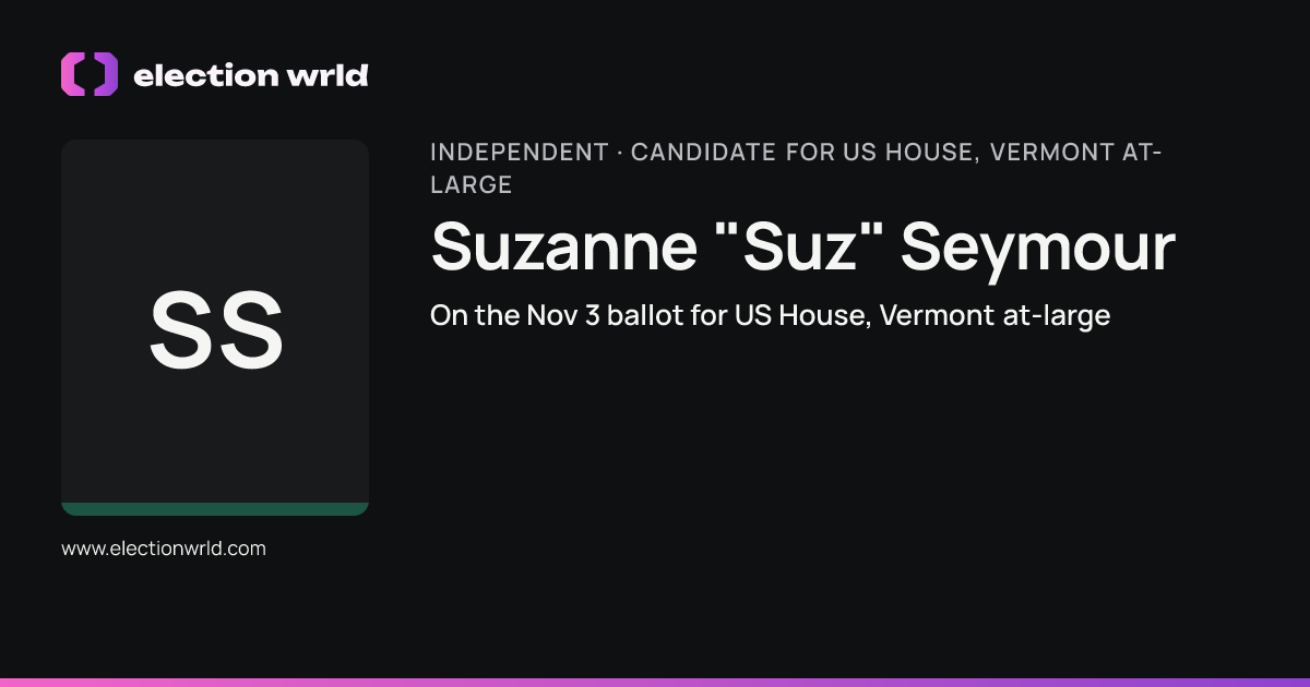 Profile card for Suzanne "Suz" Seymour